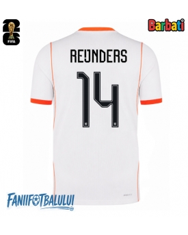 Țările de Jos Tijjani Reijnders #14 Tricou Fotbal Replică Mondial 2026 Barbati Deplasare